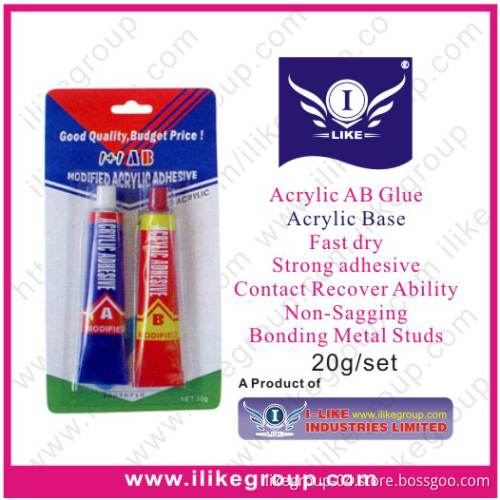 I-Like Acrylic Ab Glue (2011Canton Fair: 15-19th, October, 1.1H39)